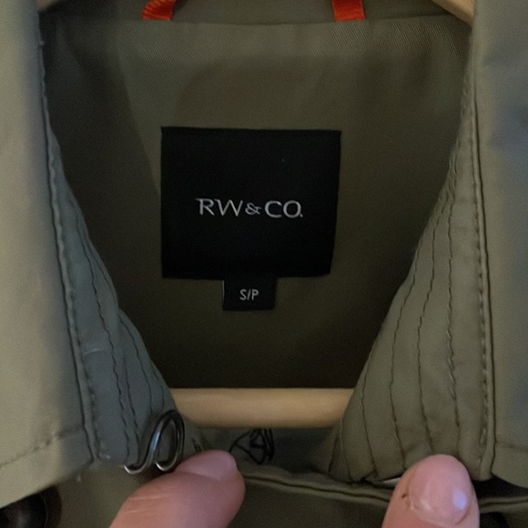 Rw woman’s trench coat army green - Picture 2 of 5
